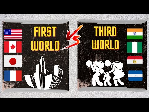 First World  vs Third World Countries - What's the Difference ? | Developing vs Developed Countries.