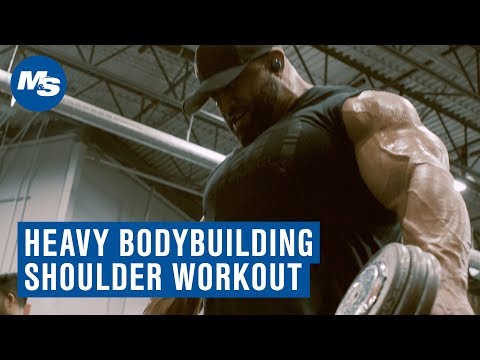 Heavy Bodybuilding Shoulder Workout | Building "Hoss" Shoulders w/Fouad Abiad