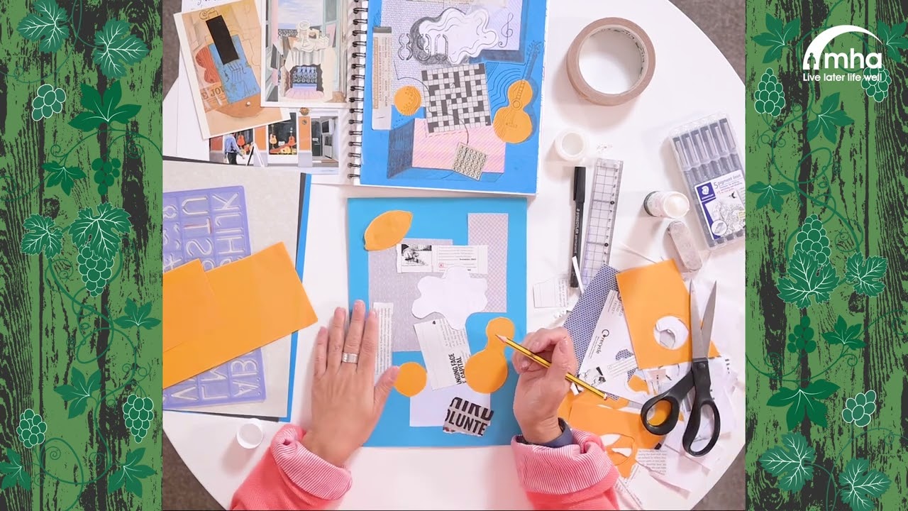 Craft on camera - How to make a Cubist collage