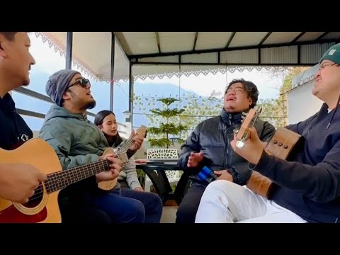 "Eutai pirati" Anmol gurung | Sanjeev Baraili | And the mountain folks at North sikkim..🎶🎵