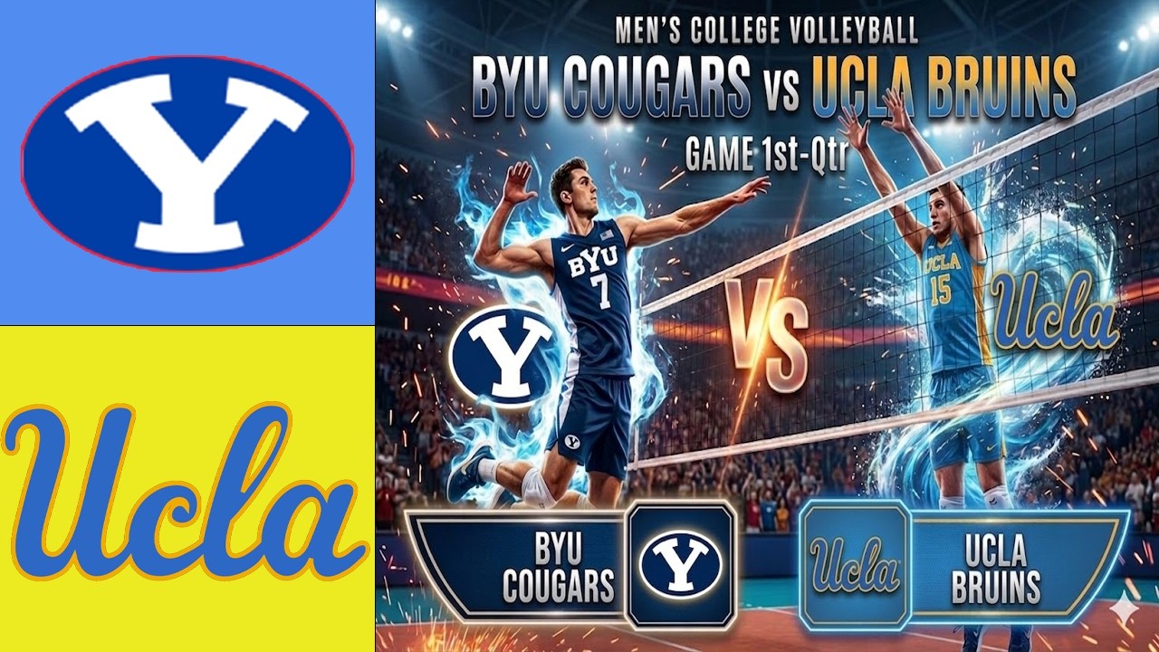 BYU vs UCLA Men's College Volleyball GAME 1st-Qtr |Apr 23,2026| MPSF Tournament- Semifinals