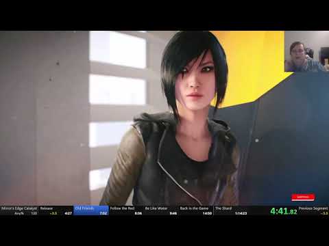 Mirror's Edge Catalyst Any% former WR 1:13:44.72 (before retime)