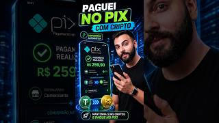 Paguei um Pix usando minhas criptomoedas 😳 #Oobit #Pix #Criptomoedas