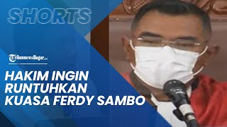 Hakim Ingin Runtuhkan Kuasa Ferdy Sambo agar Saksi Tak Takut di Persidangan: Jujur! Jangan Takut!