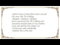 John Lee Hooker - T.B. Is Killing Me Lyrics
