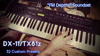 Video thumbnail for Yamaha DX11 "FM Depths" Soundset 32 Presets by LFOstore