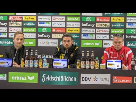 22. Spieltag | AUE - SGD | Pressekonferenz vor dem Spiel