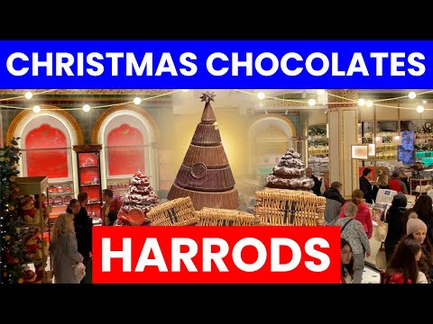 Harrods Christmas Chocolate Hall, London 2023