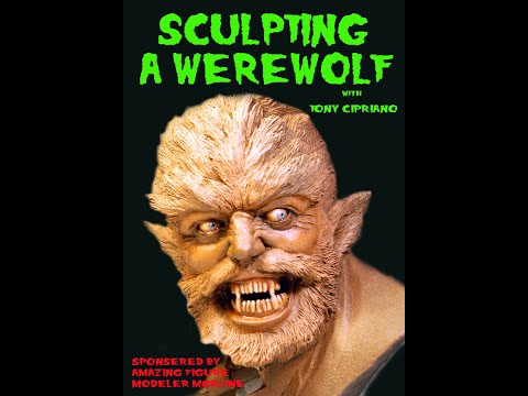SCULPTING A WEREWOLF IN MONSTER CLAY ( and mold making )