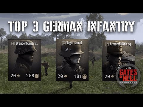 Top 3 German Infantry in CTA Gates Of Hell Ostfront Conquest Guide #gatesofhell