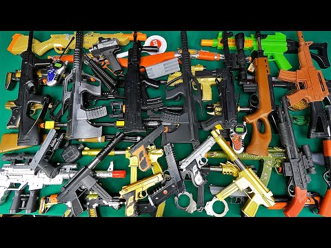 Ultimate Realistic Toy Gun Arsenal! Bead Shooting Rifles, Gold Pistols, Kanas, Tec-9