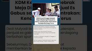 KDM Kesal hingga Gebrak Meja Merasa Dibohongi Penjual Es Gabus soal Kontrakan: Kenapa Bohong Terus