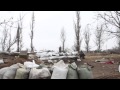 Взрыв украинского БТР. 
