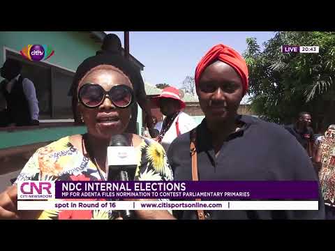 NDC internal elections: MP for Adenta files nomination to contest parliamentary primaries