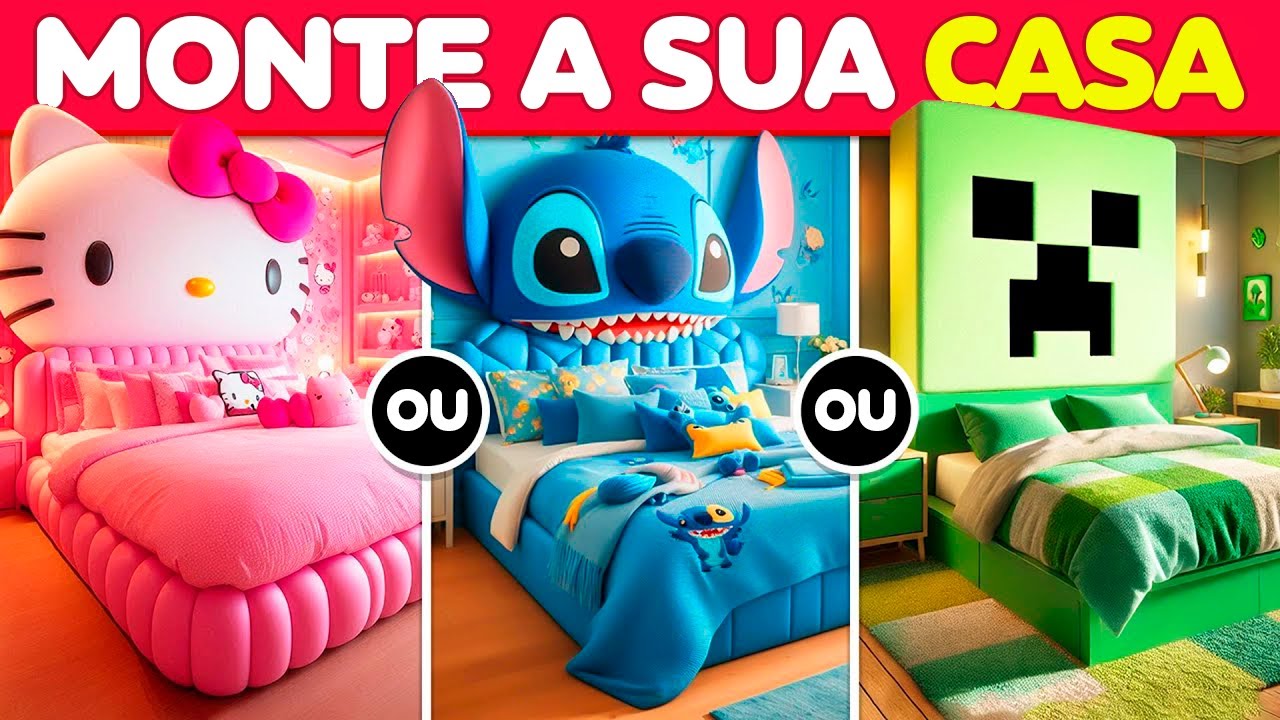 🏡✨ CONSTRUA SUA CASA DOS SONHOS 💭🐶 Jogo das Escolhas: Edição vida de luxo