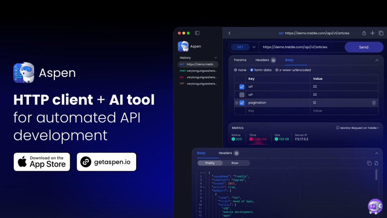 Aspen - API Testing for macOS demo video
