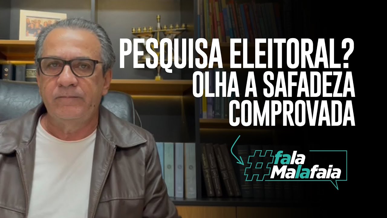 PESQUISA ELEITORAL? OLHA A SAFADEZA COMPROVADA