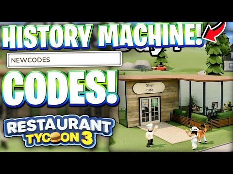 ✨[OG CLASSIC] All HISTORY MACHINE EVENT UPDATE CODES FOR RT3! ROBLOX RESTAURANT TYCOON 3 CODES
