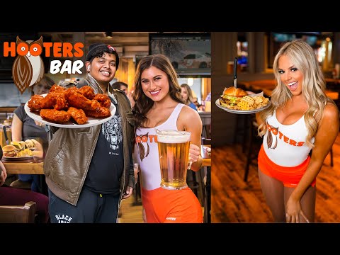 Hooters Bar in America | Chicken Wings 🔥 - Irfan's View