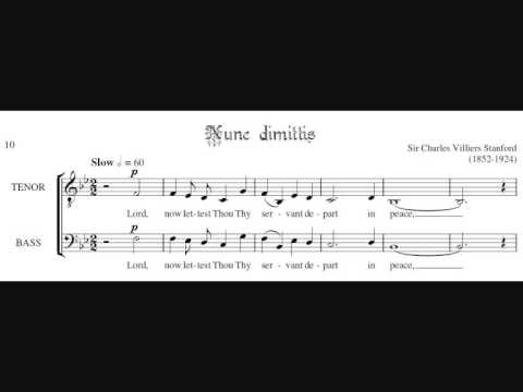 Nunc Dimittis in B Flat - Stanford