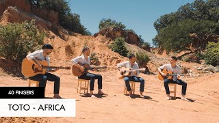 40 FINGERS - Africa by Toto with 4 Guitars