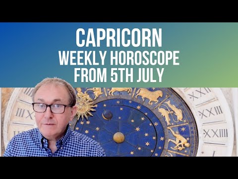 Capricorn Weekly Horoscope from 5th July 2021