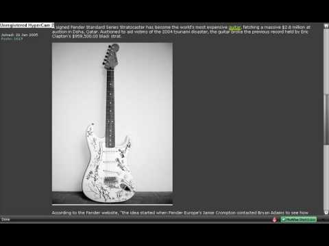 The worlds most expensive guitar.