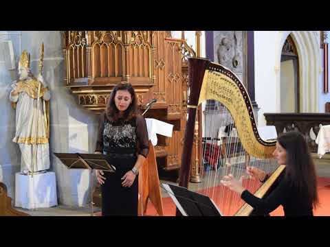 Jana Piorecká za doprovodu harfy - barokní slavnost / Nepomuk 2018