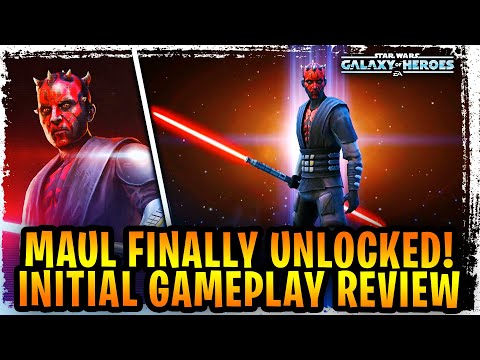 Maul Finally Unlocked! God Tier With Lord Vader + Fun With Mandalorians! - Initial Gameplay Review