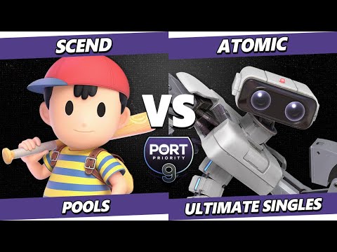 Port Priority 9 - Scend (Ness) Vs. Atomic (ROB) Smash Ultimate - SSBU