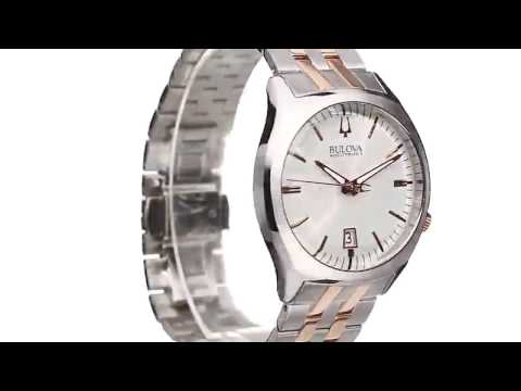 Bulova Accutron II Surveyor Two Tone Stainless Steel Watch