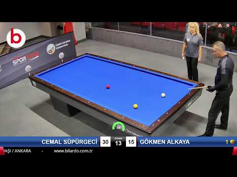 CEMAL SÜPÜRGECİ & GÖKMEN ALKAYA Bilardo Maçı - 2021 TÜRKİYE ŞAMPİYONASI 2.ETAP-10.TUR