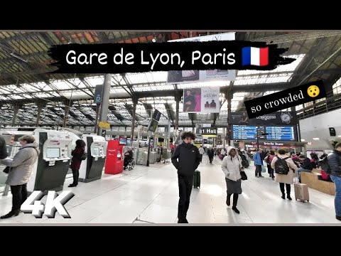 Gare de Lyon - Walking Tour - 4K