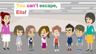 Ella's last chance at boarding school - Funny English Animated - Ella English