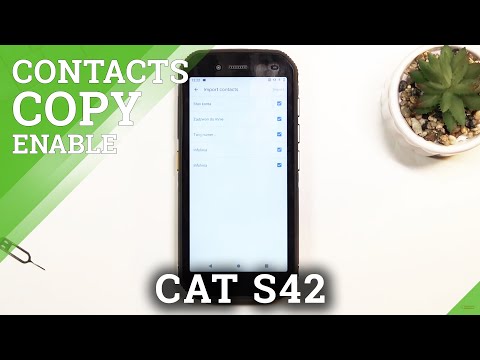 How to Copy Contacts on CAT S42 - Transfer All Numbers from Internal Storage to SIM
