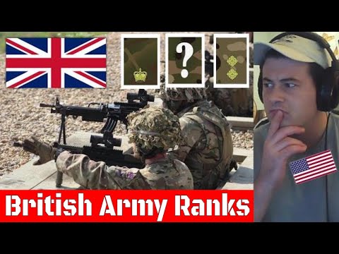 American Reacts British Army Ranks in Order