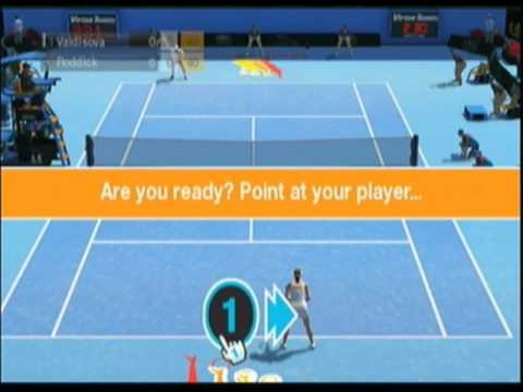 virtua tennis 2009 wii test