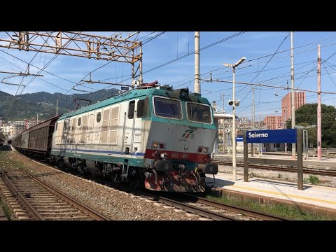 QUALCHE TRENO PASSEGGERI & MERCI ALLA STAZIONE DI SALERNO!
