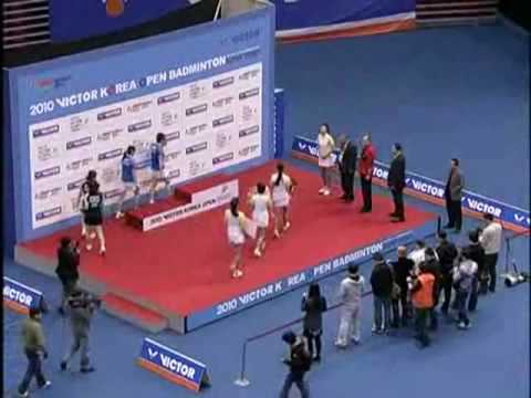 [5/5] Finale DD : Shu Cheng & Yunlei Zhao vs Mizuki Fujii & Reika Kakiiwa (Korea Super Series 2010)