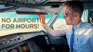 3 HOURS AWAY from the next Emergency Airport | Day in the Life of an airline Pilot!
