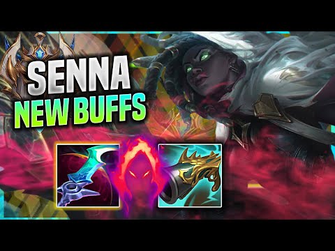 THIS CHALLENGER PLAYS SENNA WITH NEW BUFFS! - Challenger Plays Senna SUPPORT vs Thresh! |