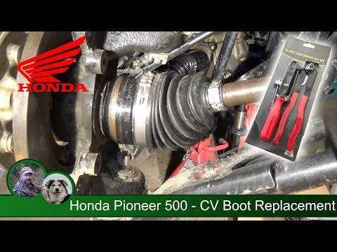Honda Pioneer 500 - CV Boot Replacement