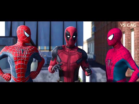 Spider-man: Homecoming VS AMAZING SPIDERMAN ft Deadpool (parody)