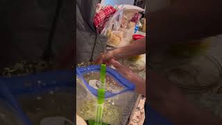 Preparing celery to freeze
