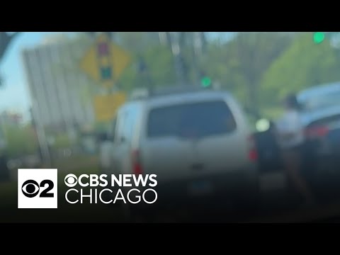 Witness records road rage on Chicago's DuSable Lake Shore Drive that led to shooting