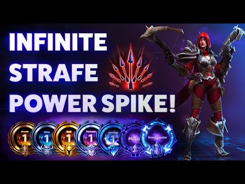 Valla Strafe - INFINITE STRAFE POWER SPIKE! - B2GM Season 6(Masters)