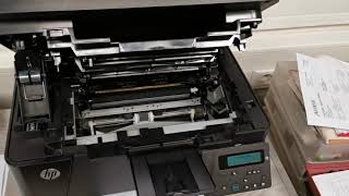 How to change toner in LaserJet Pro MFP M125nw
