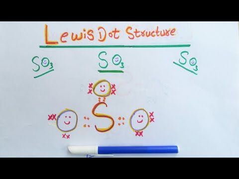 Lewis Dot Structure of SO3| SO3 lewis Dot Structure | Sulfur Trioxide🔥