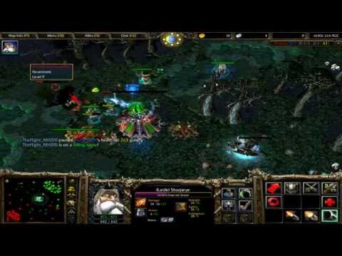 DotA 6.83c : 2VS5 Sniper Comeback!!