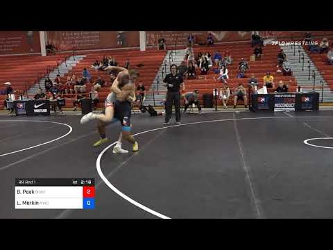72 Kg Finals- Benjamin Peak, Sunkist Kids Wrestling Club Vs Lenny Merkin, New York Athletic Club